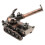 Handgefertigtes Tankmodell, Eisenkunst, 6