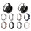 PC Tempered Glass Screen Protector Integrated-Black For 41mm 3