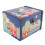 Vintage-Aufbewahrungsbox mit Deckel und 10
