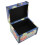 Vintage-Aufbewahrungsbox mit Deckel und 4