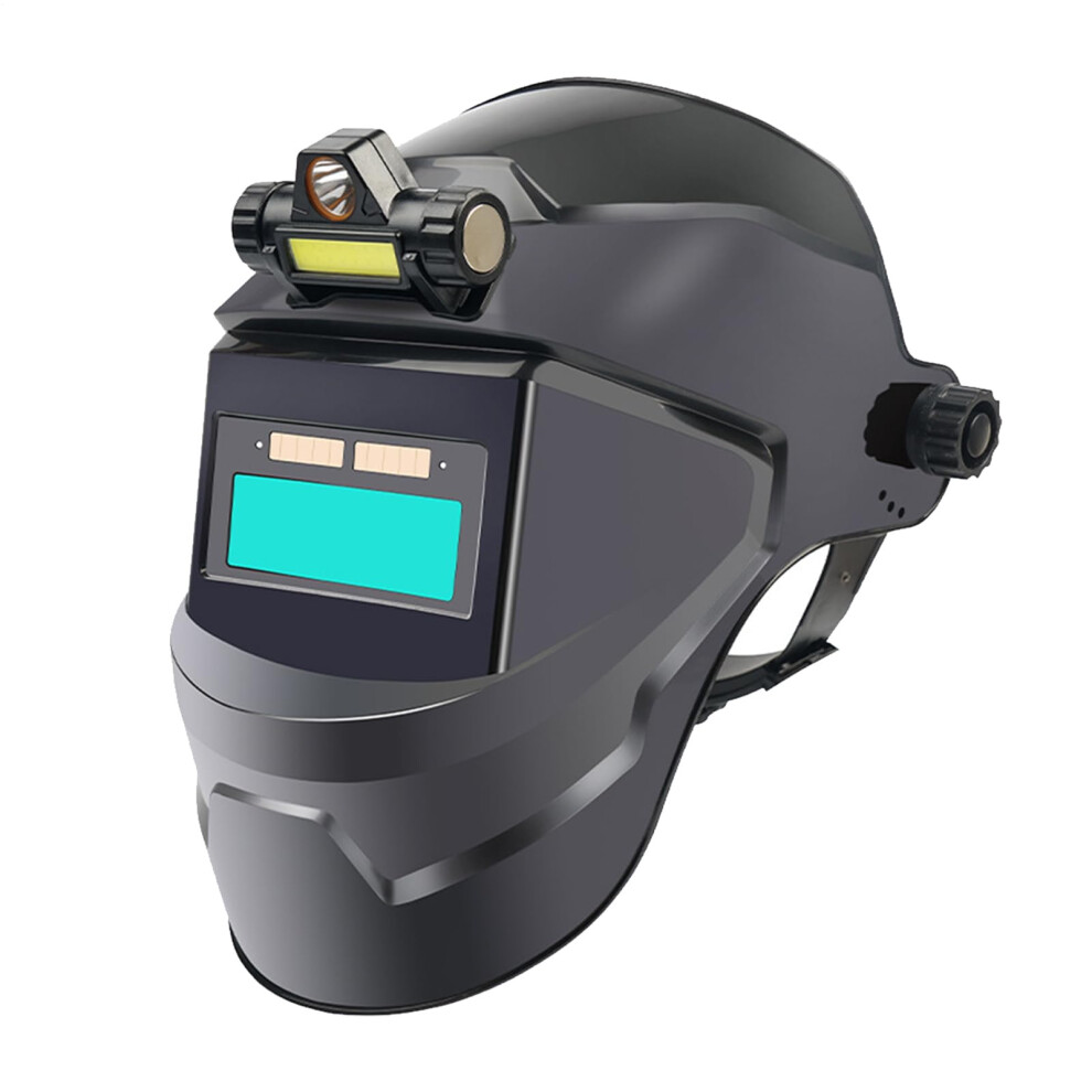 Automatic Large Viewing Welding Hood Autodarkening Welding Helmet Solar Powered Adjustable Face Shield Ansi Z87.1 9323874424170
