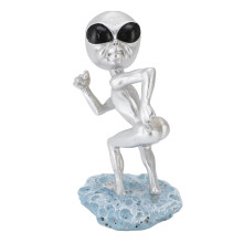 Alien Statue Spaß Figur Dekor Garten Hof Outdoor