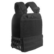 Tactical Vest, Military Vest, Tactical Vest with Quick Release, Camouflage Vest, Suitable for Field Training, Hunting, Role Play (Black)