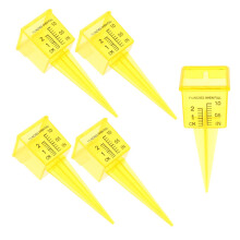 Rain Gauge 5Piece Pack Waterproof Plug Connector Pet Door Plug Yellow Plastic