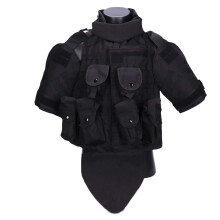 Interceptor Modular OTV Body Protection Tactics Vest Outdoor Molle Hunting Vest for Airsoft Paintball Protector (Color : Noir) Einheitsgröße black