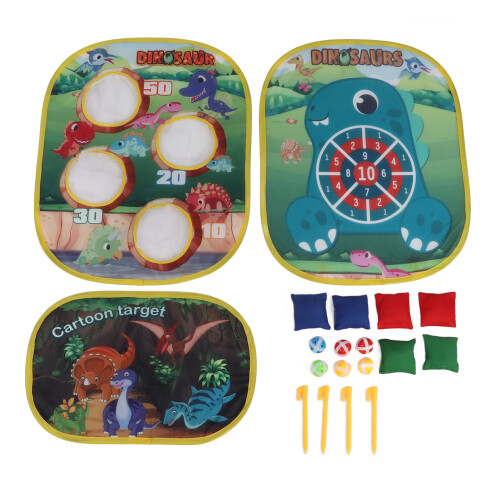 2 in 1 Sitzsack werfen Ziel Spiel Set Kinder