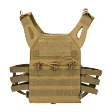Warrior Vest, Tactical Camouflage Vest, Tactical Aviation Soft Vest, Outdoor Sports Combat Vest, Suitable for Hunting, Role Play (Tan)