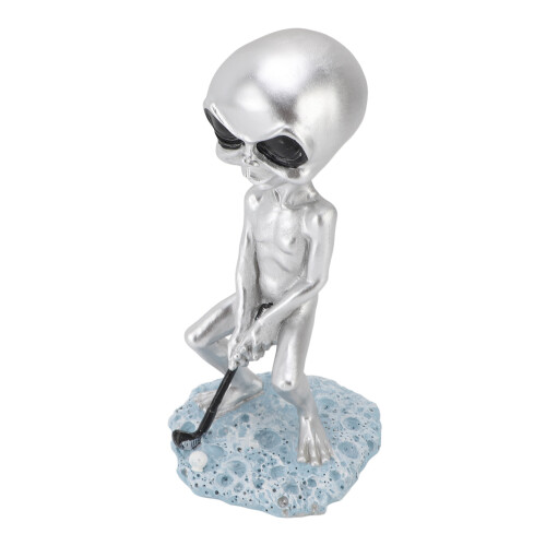 Alien-Statue, lustige Gartendekoration, 2