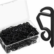 Ganci per grondaie da esterno, clip per luci natalizie riutilizzabili e resistenti alle intemperie per clip per luci a ghiacciolo, clip per luci a