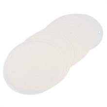 Papel manteiga resistente ao calor para fritadeira a ar, 25 cm (10 polegadas), antiaderente, durável, ecológico, à base de madeira, para uso