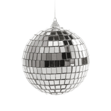 Bola de espelhos para decoração de festas, design moderno para casa, casamento, efeito de luz de DJ, bola de espelhos refletora com fácil