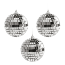 Disco-Party-Dekoration, Spiegel-Discokugel, reflektierende Spiegelkugel-Ornamente, Bühnenrequisiten, Gastgeschenke, Dekorationen für Hausbands,