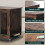 Wooden Dog Kennel  Removable Top & Pull-Out Tray 3