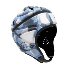 Rugby Helmet Soft Protective Cap For Training, Blue, 5864 cm, Rugby And Soccer