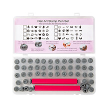 Highly Definition 48Pcs Nail Stamp Set Various Patterns Detailed