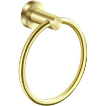 Elegante badkamerdecoratie, ruimtebesparende handdoekhouder, roestvrijstalen handdoekring met robuuste constructie, perfect voor wandmontage.