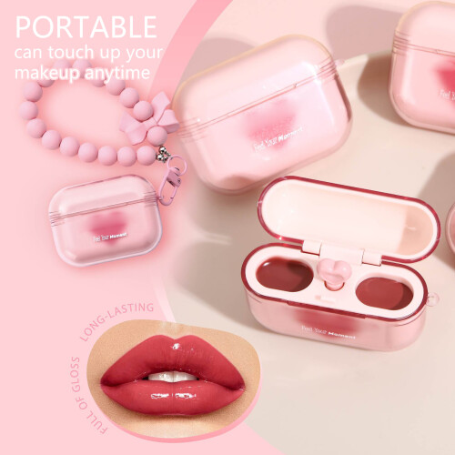 Glosses Lip Stain Two Tone Color Water Shining Technology-02 2