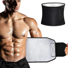 Women's Slimming Belt, Waist Trainer, Fitness Belt, Sweat Belt for Weight Loss and Abdominal Train, Waist Trimmer, 3XL, Black