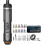 Schnurlos 4 V Electric screwdriver Practical power experiments With Several Bits That Are Designed For Poor Lighting Conditions 4