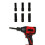 Solid Integrated Hex Key Sockets Suitable With Air Tool 4mm-H22 2