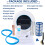 Solar Pool Ionizer  Copper Silver Cleaner for Algae, Reduces Chlorine, Keeps Water Clean White 3
