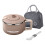 Stainless Steel Meal Preparation-brown Folding handle insta 1