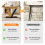 Extendable Dining Table with Wood Grain Finish 3
