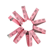 Ruban Ă mesurer Permanent en fibre de verre PVC, 150cm,-Rose