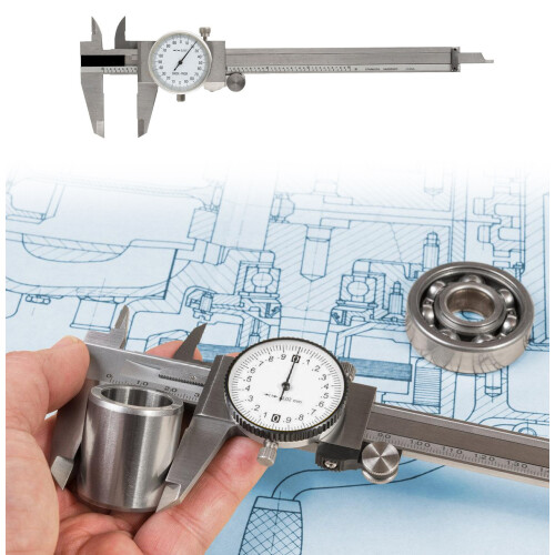 Workshop 8Inch Stainless Steel Vernier Caliper Precisions 1