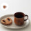 Unique Flared Wooden Cup With Comfort Handle Heatproof 2
