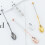Rustproof Beaded Coffee Spoons 6Units Alloy Kitchen-rose gold 2