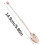 Rustproof Beaded Coffee Spoons 6Units Alloy Kitchen-rose gold 3