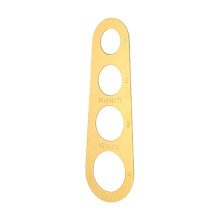 Durable 430 Stainless Steel Pastas Measuring Tool For Home-Gold