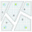 5Piece Quilt Stencil Set, N?Hen Machine Ruler, Make It Yourself Hand Patchwork Quilt Ruler, Quilt Templates, Square Templates 1