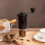 Durable Handheld Coffee Grinders Adjustable Coarseness-Black 5