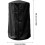 Dust Cover for Patio Table Heaters, and Dustproof, Black 5