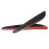2PCS Auto Frontstoßstange Spoiler Gummi Carbon 10