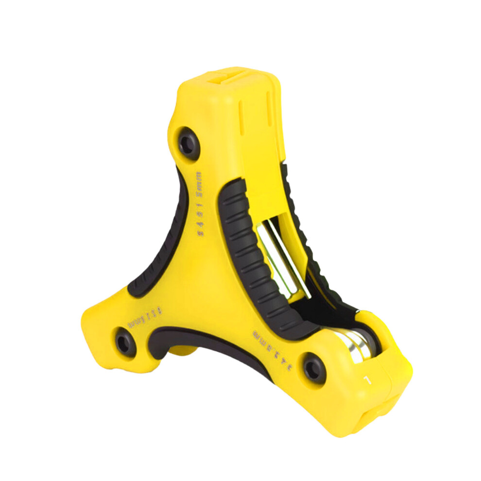 Triple Prongs Hex Key Tool With Ergonomic Grip High- Yellow 7696000954288