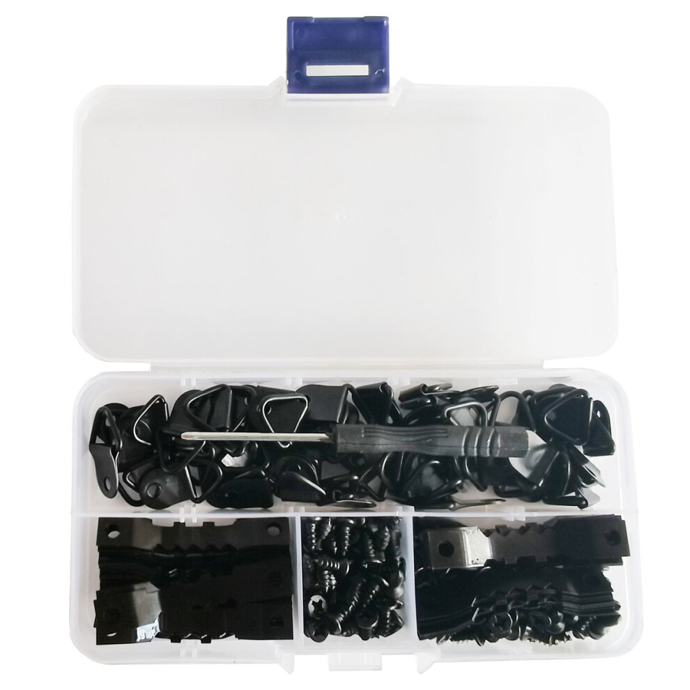 Rust-Proof Picture Hangers Kit, Professional Picture Hangers With Double Hole Design, Easy Installation, Practically Reusable, Wide Use 9454554140575
