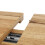 Extendable Dining Table with Wood Grain Finish 8