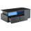 (black) Black High-Gloss LED Coffee Table with 2 Drawers & Storage 1
