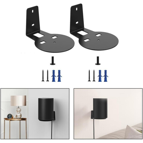 Dynamically designed wall mount for Sonos ERA100 speakers, ensures stability and modern appeal. 1