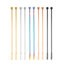 Food Grade 304 Steel Spirals Stir Stick For Fast Mixing In