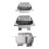 Dishwasher Safe Butter Drum Barbecue Addition-flat feet 4