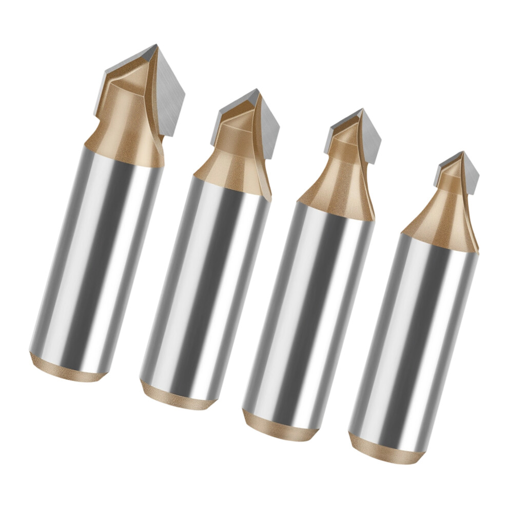 Alloy Steel Woodworking Router Bit 1/2Inch Shank-4 Piece Set 7696000953281