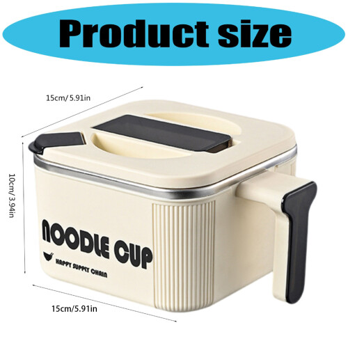 Multipurpose Stainless Steel Noodles Bowl Drain Function Square 1
