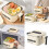 Multipurpose Stainless Steel Noodles Bowl Drain Function Square 3