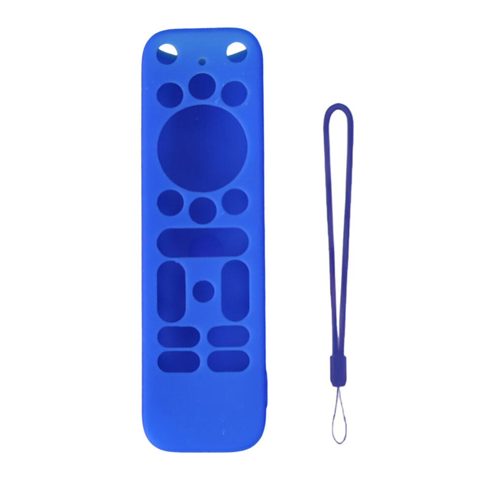 Protective Silicone Sleeve For Onn Tvbox 4Kpro Tvs Remotes- Blue 7709000204694