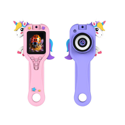 Microscope de poche pour enfants, avec écran grossissant-Rose 1