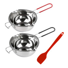 480ml Stainless Steel Melting Bowls with Double Spout Heat